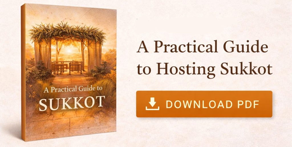 Practical Guide to Hosting Sukkot Download PDF button